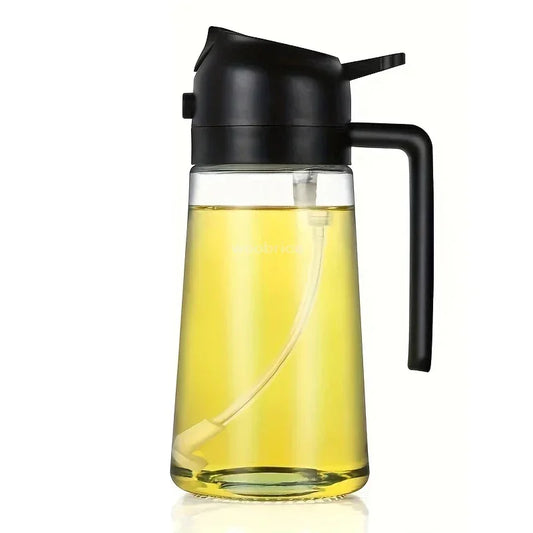 Oil Spray Bottle 500ml – 2-in-1 Kitchen Sprayer